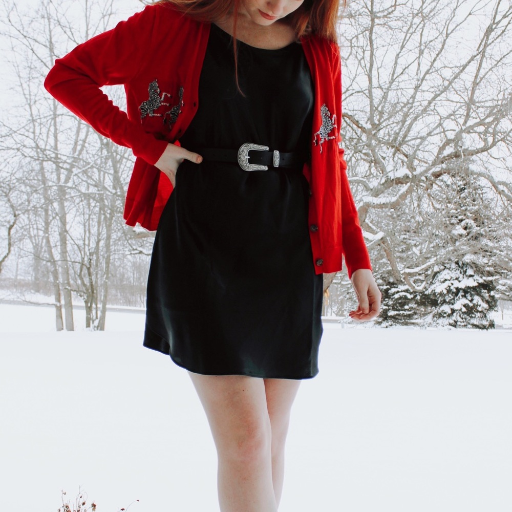 Black Slip Dress